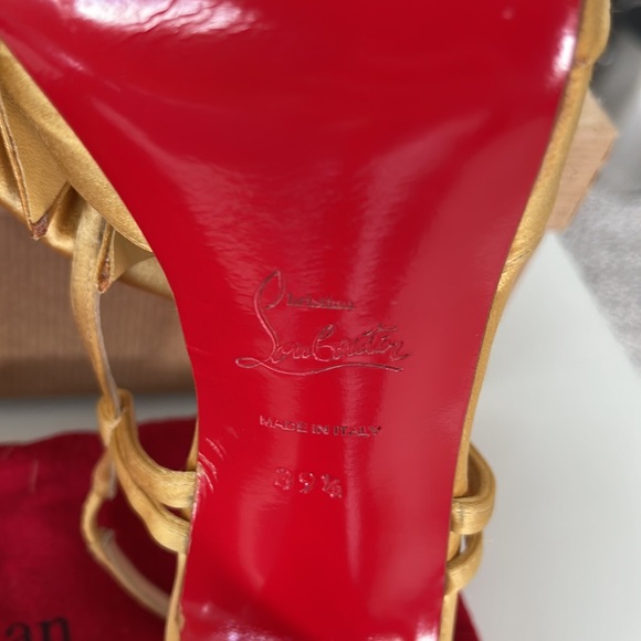 Christian Louboutin Pour Monsieur 120 Crepe Satin Heels - Picture 7 of 10